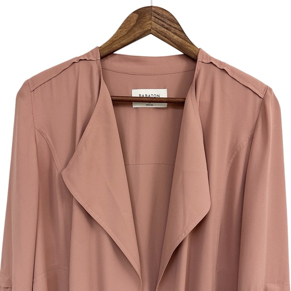 Aritzia Babaton Quincy Flowy Trench Jacket Size Medium - Picture 6 of 10